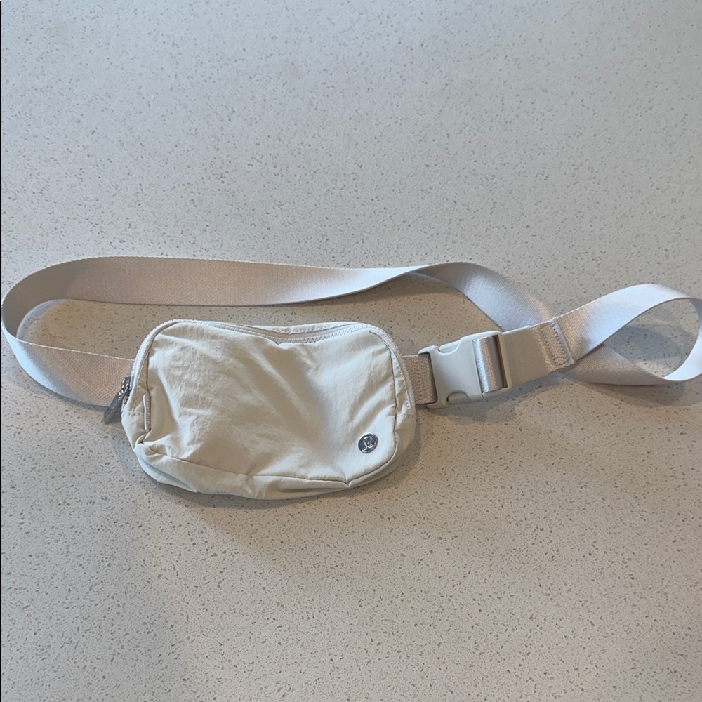 Lululemon White Opal Belt Bag